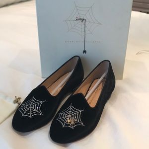 Girls Charlotte Olympia flats
